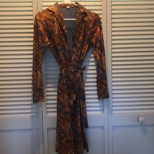 Vintage Paisley Dress